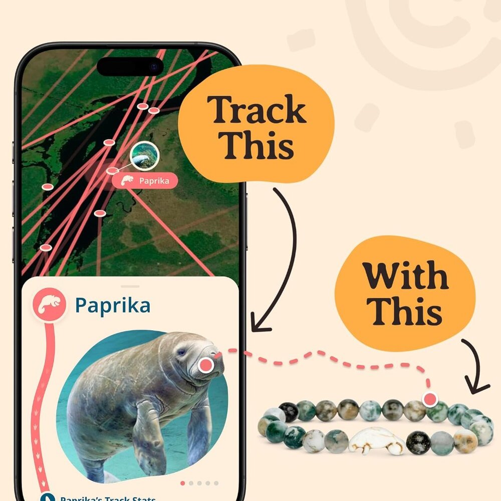 Manatee Tracking Bracelet Elastic Support Marine … - image 6